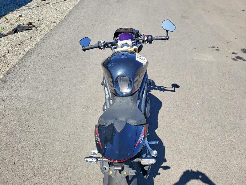 2022 Triumph motorcycle Speedtripl VIN SMTP01ST6NTAG4383 COPART salvage auction — FRONT END, WA - VEHICLE CERT OF OWNERSHIP-TITL, sold $2,400 on 2026-07-31 (photo 6)