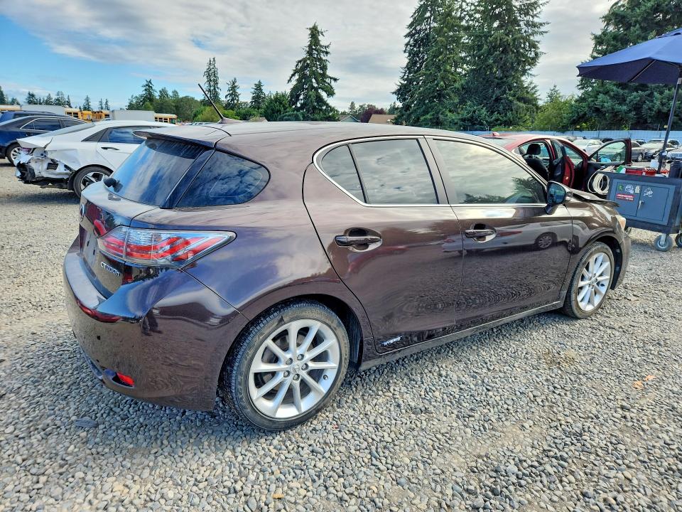 2012 Lexus Ct 200 VIN JTHKD5BH1C2059319 COPART salvage auction — FRONT END, Wa - Bill Of Sale, sold $1,650 on 2026-07-31 (photo 3)