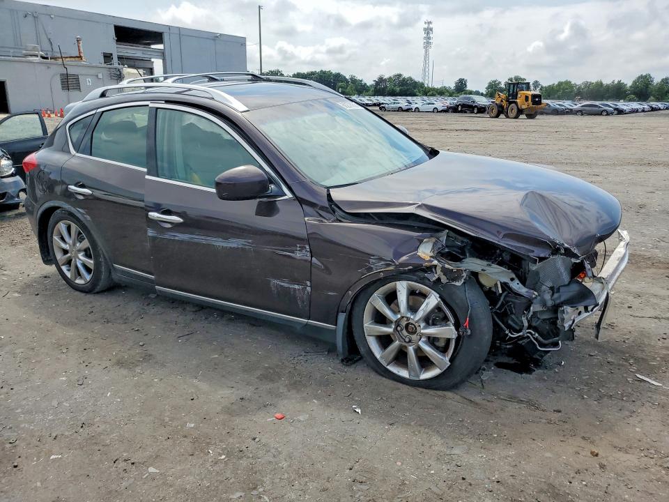 2008 Infiniti Ex35 VIN JNKAJ09F38M361931 COPART salvage auction — FRONT END, Va - Cert Of Title - Salvage, sold $175 on 2026-07-29 (photo 4)