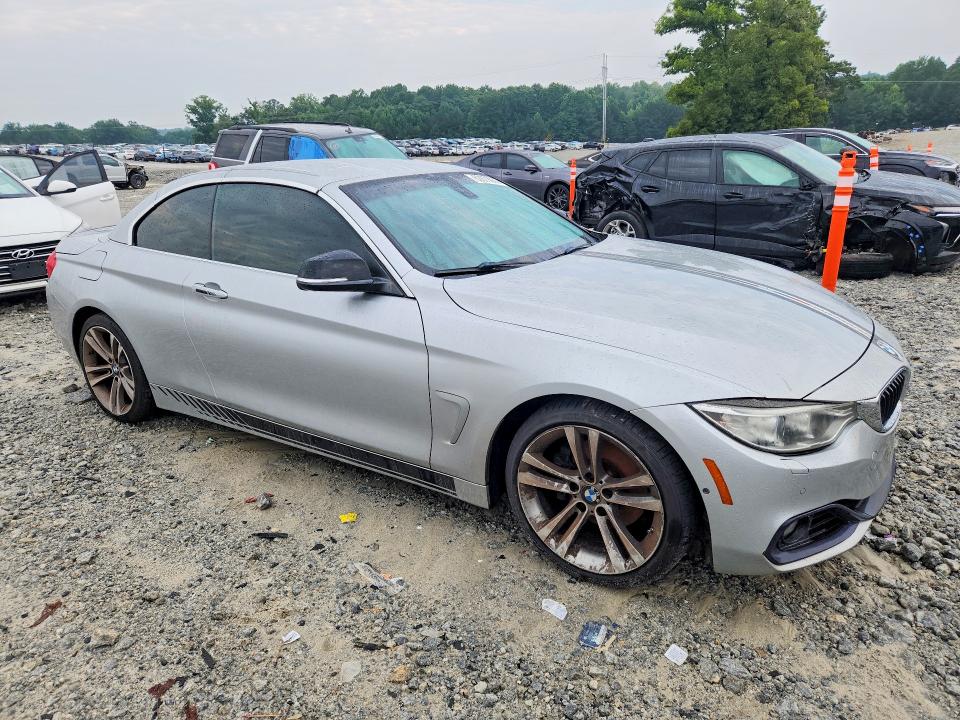 2014 BMW 4 series VIN WBA3V7C56EP770505 COPART salvage auction — MECHANICAL, Ga - Certificate Of Title, sold $1,150 on 2026-08-05 (photo 4)