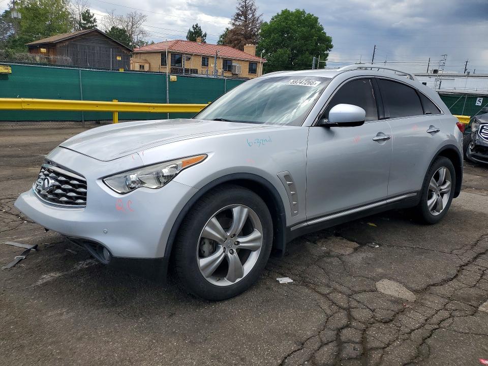 2009 Infiniti Fx35 VIN JNRAS18U79M104423 COPART salvage auction — FRONT END, Co - Salvage Title, sold $275 on 2026-07-21 (photo 1)