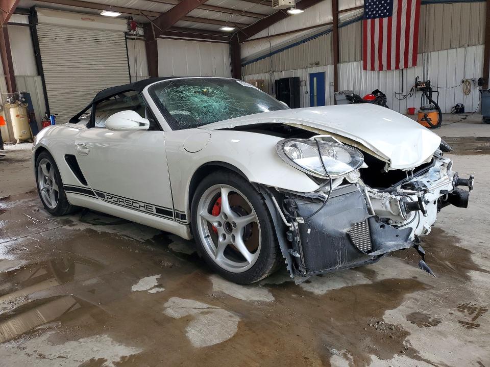 2011 Porsche Boxster VIN WP0CB2A83BS745730 COPART salvage auction — FRONT END, Pa - Certificate Of Salvage, sold $12,800 on 2026-07-15 (photo 4)