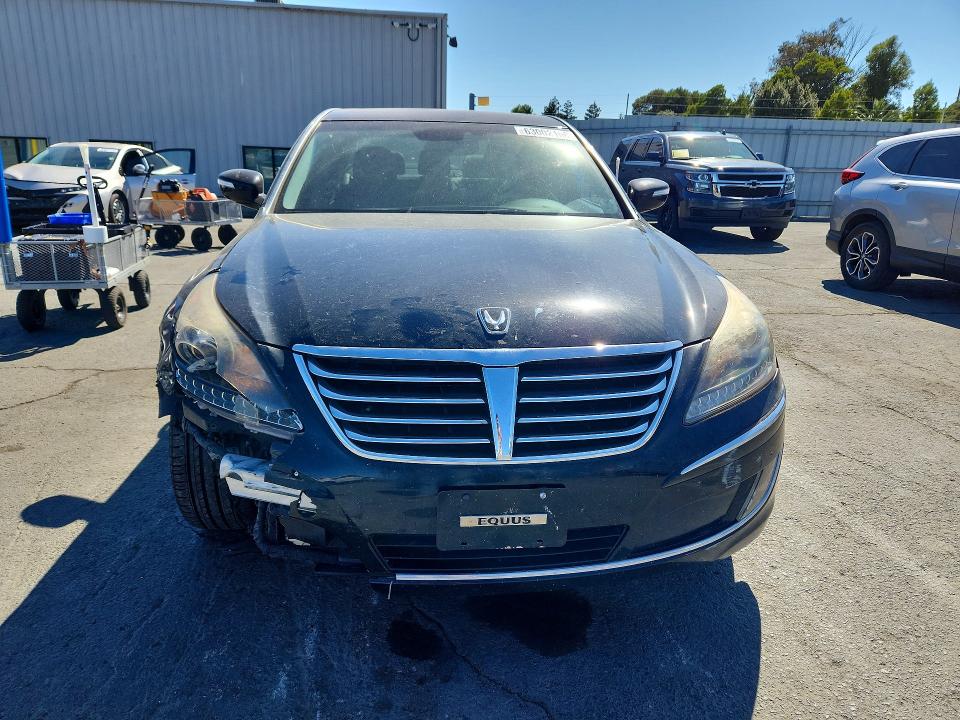 2013 Hyundai Equus VIN KMHGH4JH2DU064344 COPART salvage auction — FRONT END, Ca - Dis/Dlr/Exp Only Clean Title, sold $325 on 2026-07-31 (photo 5)