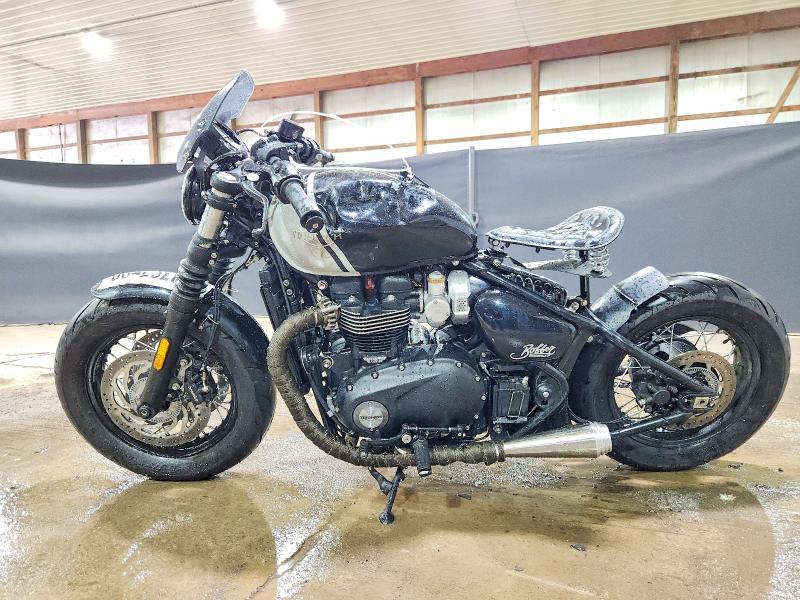 2024 Triumph motorcycle Bonneville VIN SMTD53HL8RTBT2779 COPART salvage auction — ALL OVER, OH - CERT OF TITLE-SALVAGE (P), sold $1,100 on 2026-07-27 (photo 3)