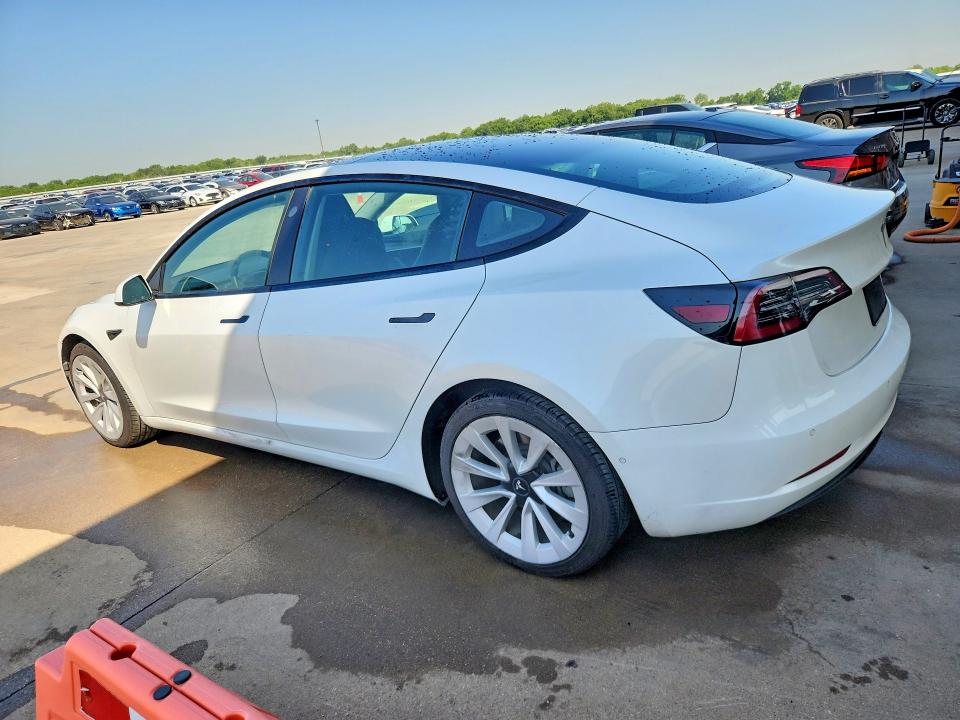 2022 Tesla Model 3 VIN 5YJ3E1EA8NF289465 COPART salvage auction — FRONT END, Tx - Certificate Of Title, sold $5,900 on 2026-08-03 (photo 2)