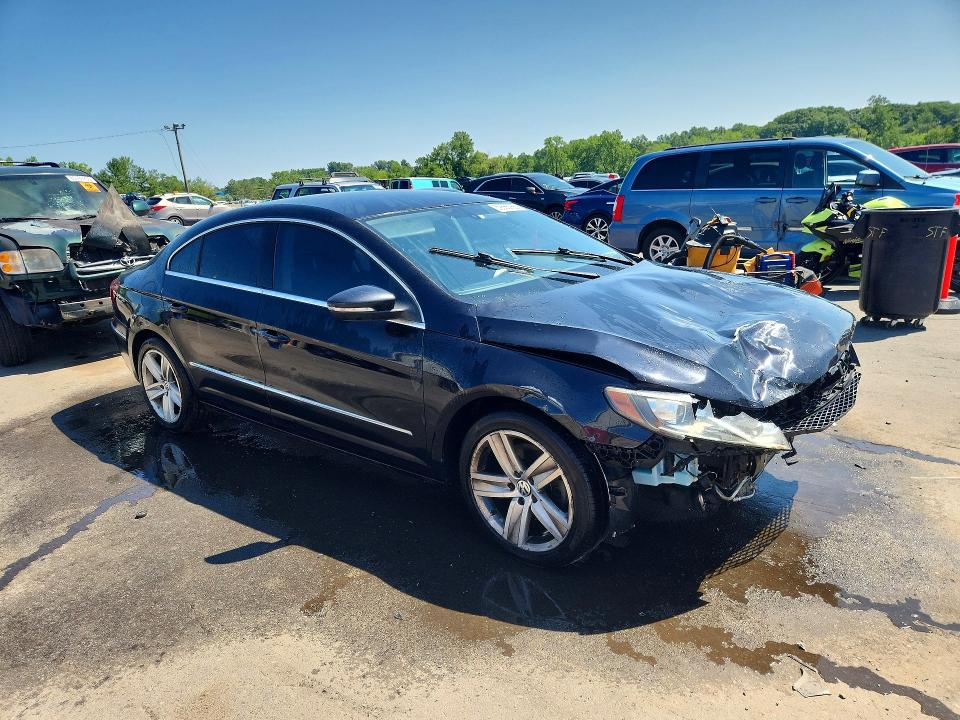 2013 Volkswagen Cc VIN WVWBP7ANXDE569003 COPART salvage auction — FRONT END, Ct - Cert Of Title-Salvage, sold $475 on 2026-08-04 (photo 4)