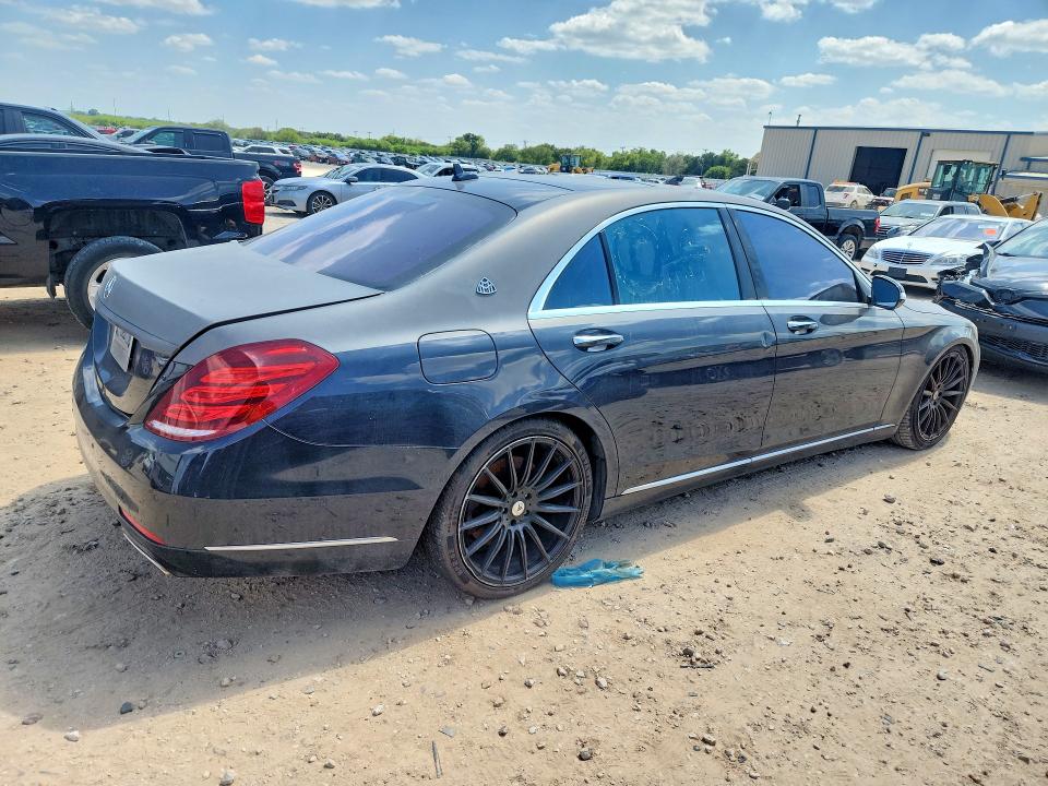 2015 Mercedes-benz S class VIN WDDUG8CB6FA074718 COPART salvage auction — REAR END, Tx - Certificate Of Title (P), sold $5,500 on 2026-08-06 (photo 3)