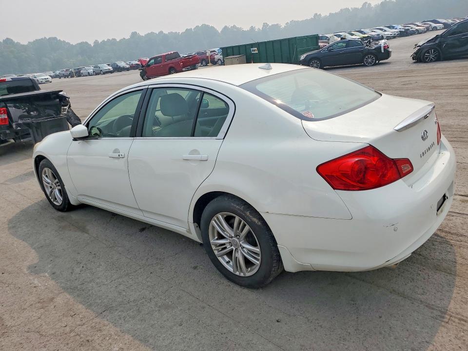 2011 Infiniti G37 VIN JN1CV6ARXBM351320 COPART salvage auction — MECHANICAL, Pa - Cert Of Title, sold $525 on 2026-07-23 (photo 2)