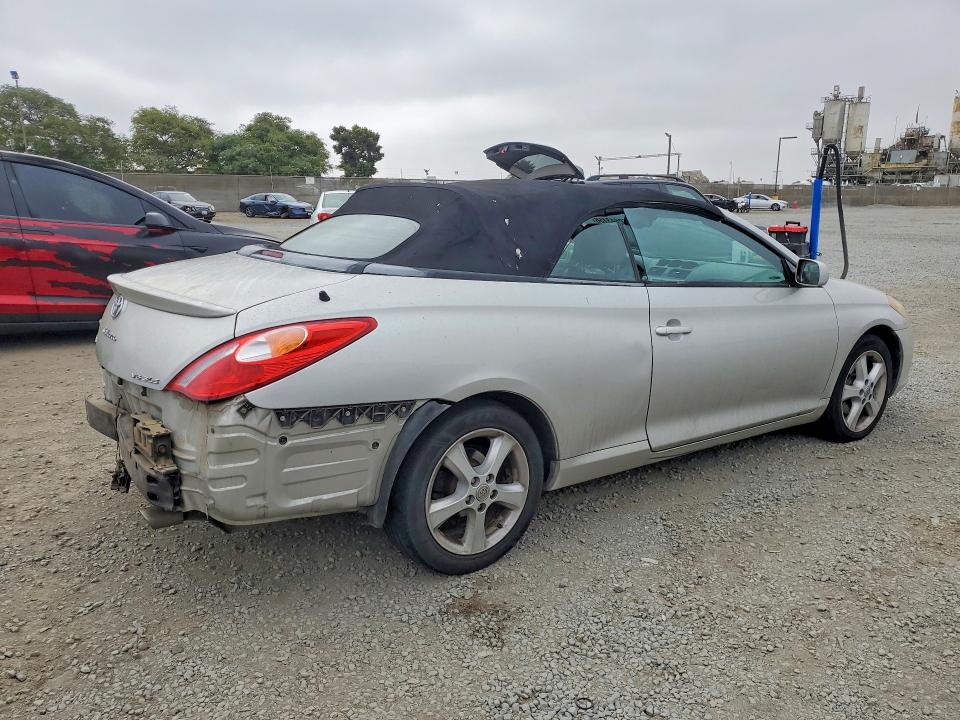 2004 Toyota Camry sola VIN 4T1FA38P14U026076 COPART salvage auction — REAR END, CA - SALVAGE CERTIFICATE, sold $550 on 2026-07-17 (photo 3)