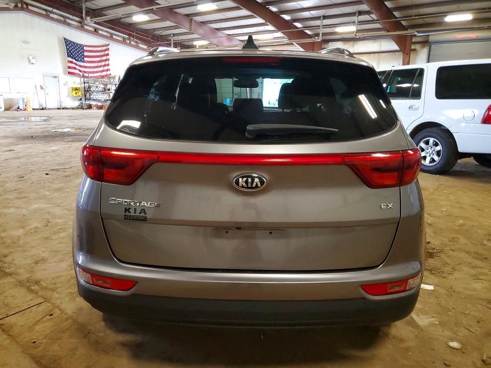2018 Kia Sportage VIN KNDPNCAC5J7393478 COPART salvage auction — FRONT END, MI - CERTIFICATE OF TITLE, sold $3,250 on 2026-07-31 (photo 6)