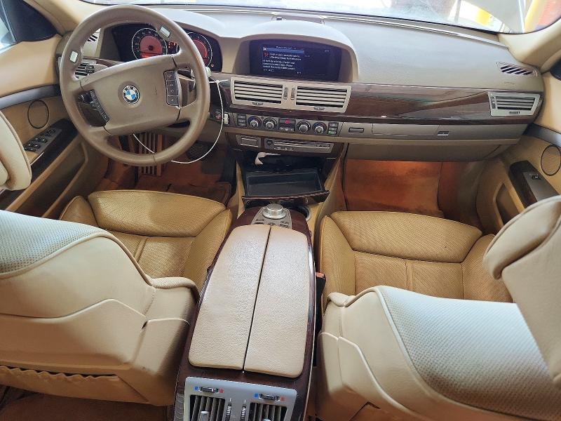 2008 BMW 7 series VIN WBAHN83578DT77629 COPART salvage auction — MECHANICAL, MO - SALVAGE CERTIFICATE OF TITLE, sold $70 on 2026-08-04 (photo 8)