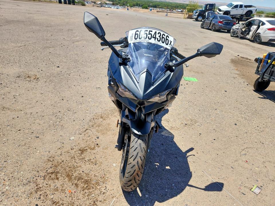 2026 Kawasaki Ninja 500 VIN ML5EXGG19TDA91370 COPART salvage auction — ALL OVER, Nm - Cert Of Title-Salvage, sold $700 on 2026-07-23 (photo 2)