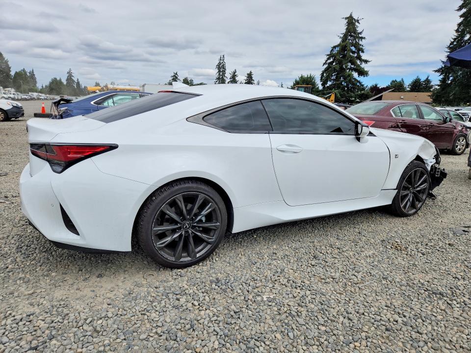 2025 Lexus Rc350 VIN JTHGZ5DC3S5013237 COPART salvage auction — FRONT END, Wa - Bill Of Sale, sold $23,000 on 2026-07-31 (photo 3)