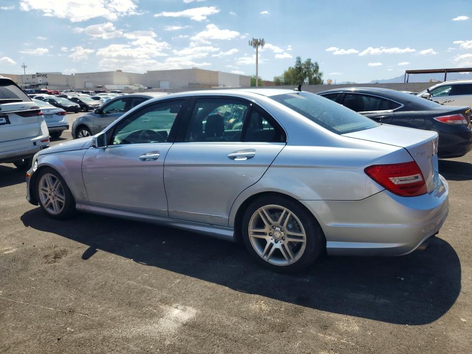 2014 Mercedes-benz C class VIN WDDGF4HB9EG214273 COPART salvage auction — FRONT END, Nv - Certificate Of Title, sold $350 on 2026-07-29 (photo 2)