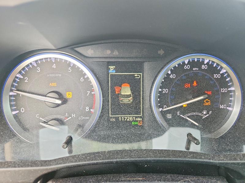 2017 Toyota Highlander VIN 5TDDZRFH8HS446317 COPART salvage auction — MECHANICAL, TX - CERTIFICATE OF TITLE, sold $8,500 on 2026-07-31 (photo 9)