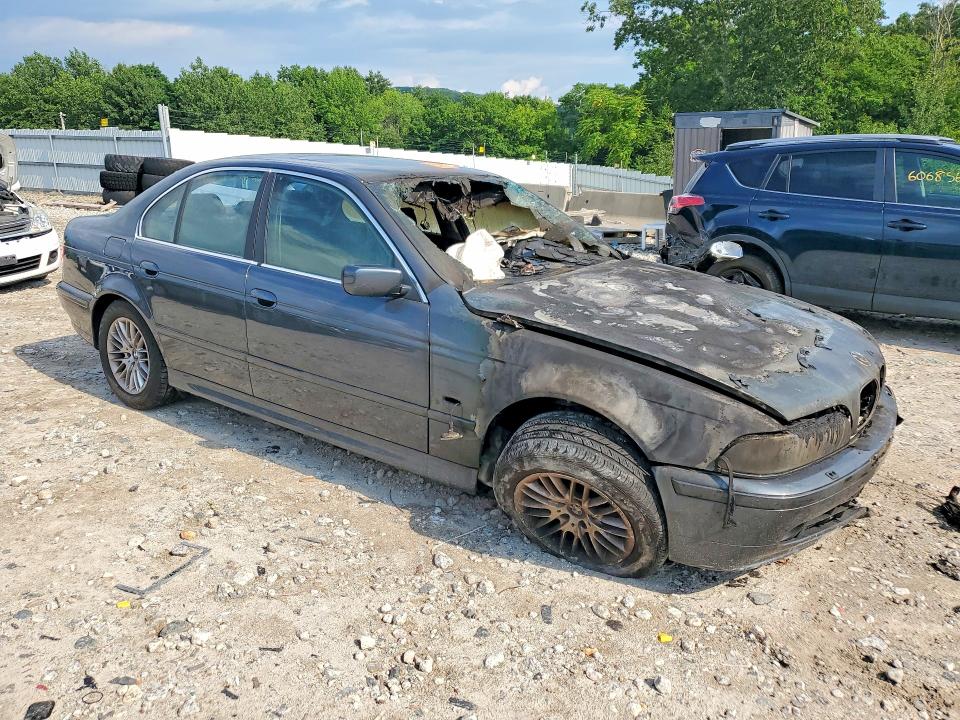 2001 BMW 5 series VIN WBADT53491CE91852 COPART salvage auction — BURN, Ma - Cert Of Title-Reconstrctd Coll, sold $175 on 2026-08-05 (photo 4)