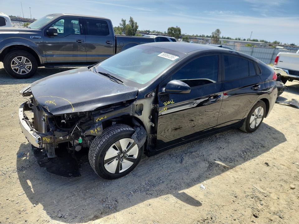 2019 Hyundai Ioniq VIN KMHC65LC7KU179868 COPART salvage auction — FRONT END, Ca - Salvage Certificate, sold $800 on 2026-07-14 (photo 1)