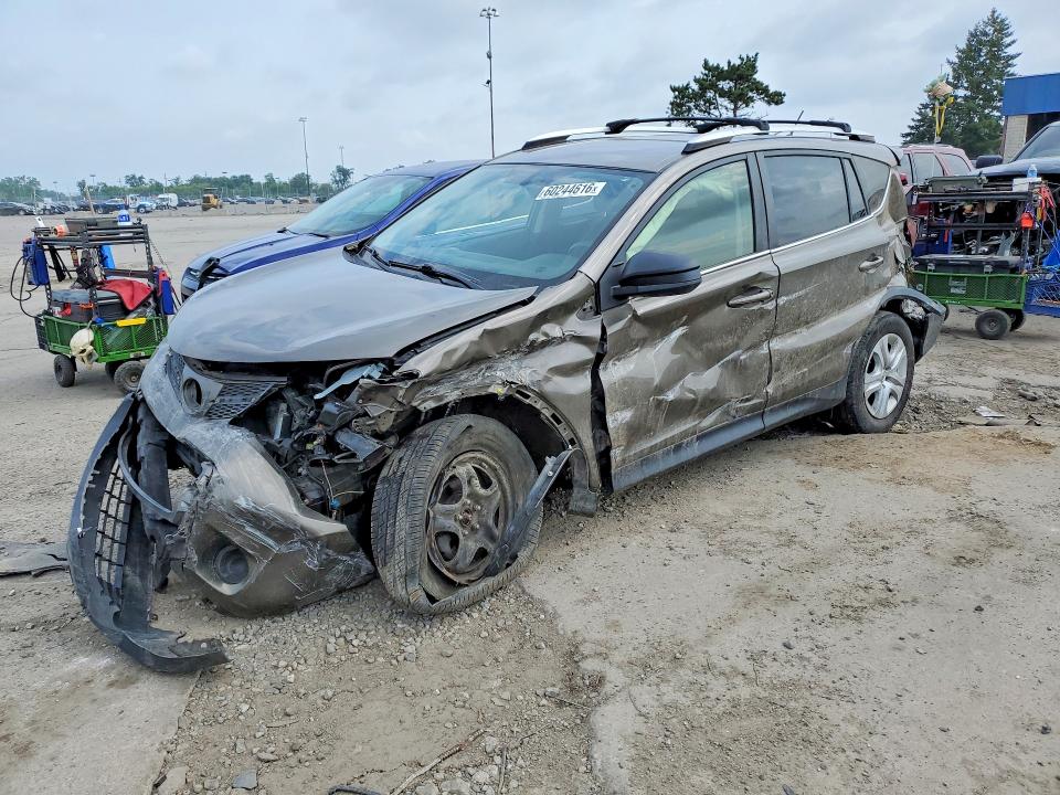 2015 Toyota Rav4 VIN JTMBFREV0FD148991 COPART salvage auction — FRONT END, MI - CERTIFICATE OF TITLE, sold $1,450 on 2026-07-31 (photo 1)