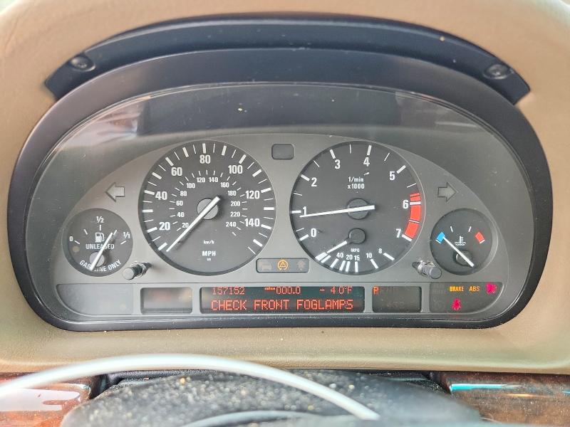 2000 BMW 7 series VIN WBAGH8349YDP07877 COPART salvage auction — MINOR DENT/SCRATCHES, Va - Certificate Of Title, sold $2,000 on 2026-07-27 (photo 9)
