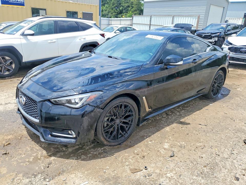 2017 Infiniti Q60 VIN JN1EV7EK9HM360899 COPART salvage auction — FRONT END, CT, sold $250 on 2026-07-23 (photo 1)