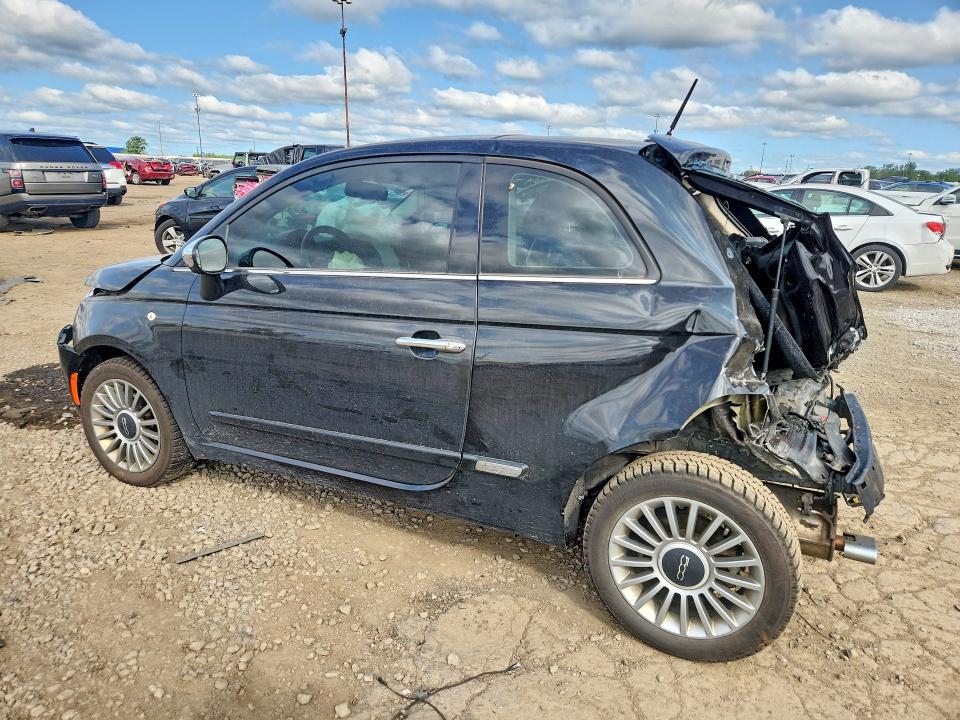 2012 Fiat 500 VIN 3C3CFFCR2CT360066 COPART salvage auction — REAR END, MI - CERTIFICATE OF TITLE, sold $300 on 2026-07-31 (photo 2)