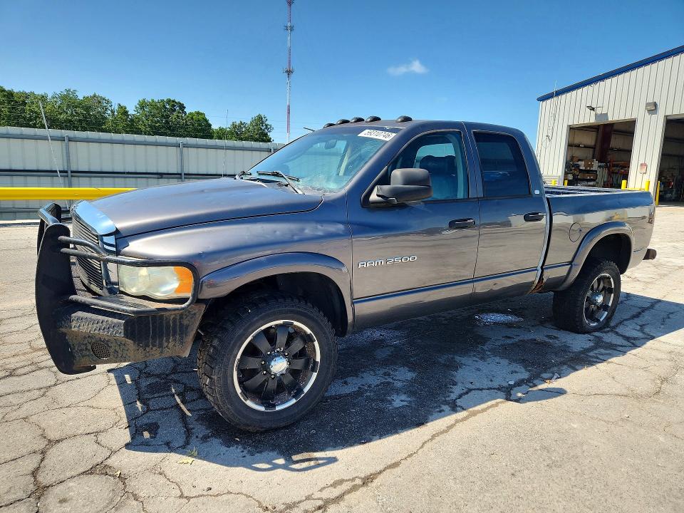 2003 Dodge Ram 2500 VIN 1D7KU28D93J641121 COPART salvage auction — HAIL, Mo - Salvage Certificate Of Title, sold $1,750 on 2026-08-02 (photo 1)