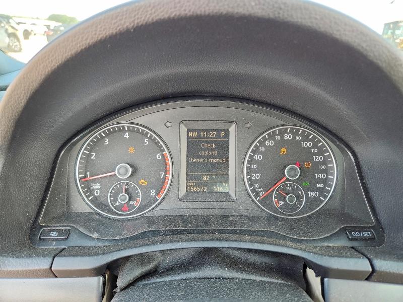 2011 Volkswagen Eos VIN WVWBW7AHXBV005183 COPART salvage auction — FRONT END, Nc - Salvage Certificate Of Title, sold $225 on 2026-08-03 (photo 9)