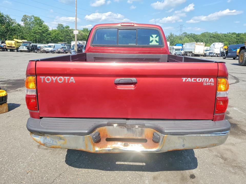 2004 Toyota Tacoma VIN 5TEWM72N84Z374393 COPART salvage auction — FRONT END, Nj - Cert Of Title-Salvage, sold $2,250 on 2026-07-28 (photo 6)