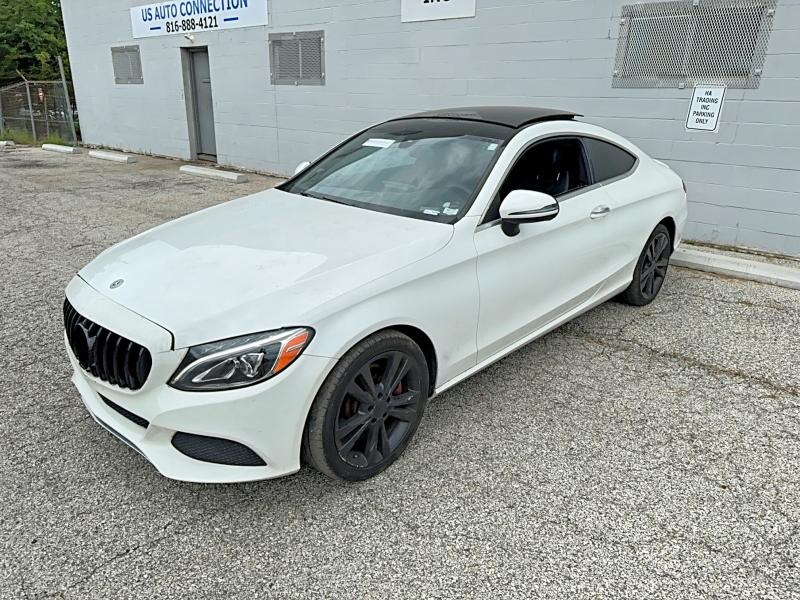 2018 Mercedes-benz C class VIN WDDWJ4JB7JF639589 COPART salvage auction — FRONT END, Mo - Certificate Of Title (P), sold $4,300 on 2026-08-04 (photo 2)