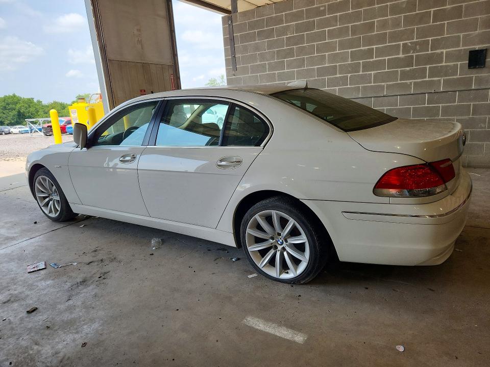 2008 BMW 7 series VIN WBAHN83578DT77629 COPART salvage auction — MECHANICAL, MO - SALVAGE CERTIFICATE OF TITLE, sold $70 on 2026-08-04 (photo 2)