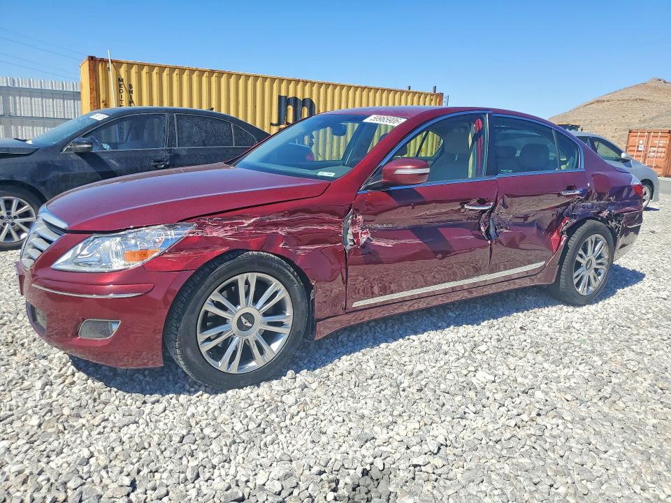 2011 Hyundai Genesis VIN KMHGC4DF7BU122096 COPART salvage auction — SIDE, Nv - Salvage Title, sold $725 on 2026-07-27 (photo 1)
