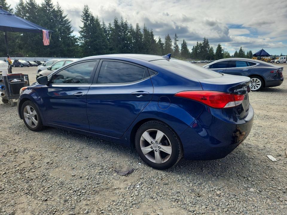 2013 Hyundai Elantra VIN KMHDH4AE3DU537340 COPART salvage auction — FRONT END, WA - BILL OF SALE, sold $925 on 2026-07-31 (photo 2)