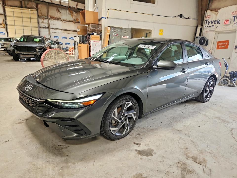 2025 Hyundai Elantra VIN KMHLS4DG6SU000503 COPART salvage auction — FRONT END, Fl - Certificate Of Title, sold $9,000 on 2026-08-03 (photo 1)