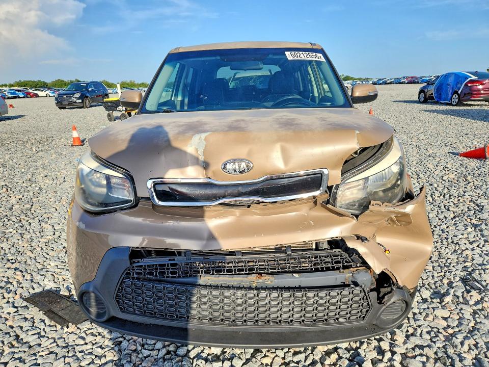 2014 Kia Soul VIN KNDJP3A58E7013251 COPART salvage auction — FRONT END, Fl - Cert Of Title Slvg Rebuildable, sold $25 on 2026-07-24 (photo 5)