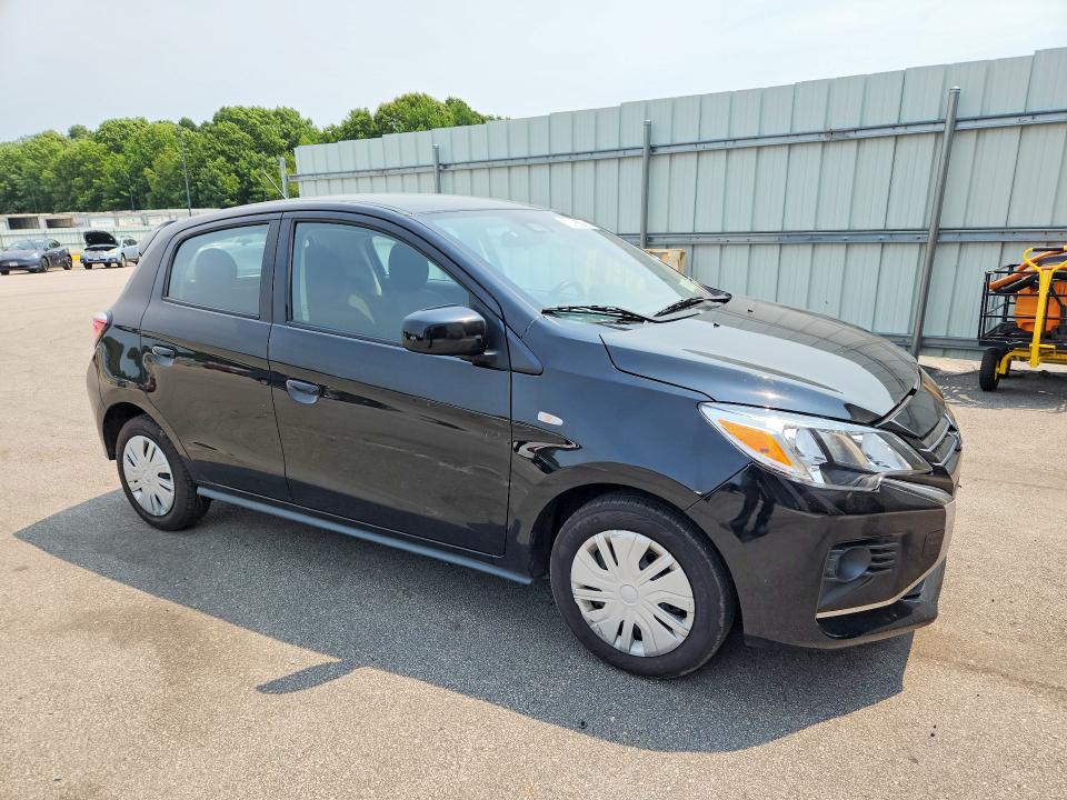 2024 Mitsubishi Mirage VIN ML32AUHJ6RH019213 COPART salvage auction — FRONT END, CT, sold $6,600 on 2026-07-20 (photo 4)