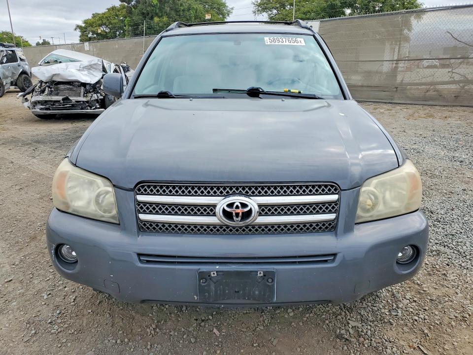 2006 Toyota Highlander VIN JTEEW21A160019409 COPART salvage auction — SIDE, CA - SALVAGE CERTIFICATE, sold $1,000 on 2026-07-17 (photo 5)