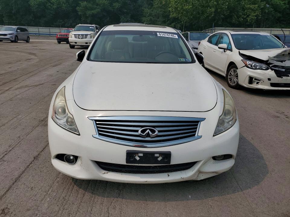 2011 Infiniti G37 VIN JN1CV6ARXBM351320 COPART salvage auction — MECHANICAL, Pa - Cert Of Title, sold $525 on 2026-07-23 (photo 5)