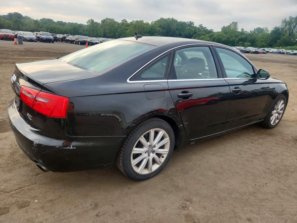 2014 Audi A6 VIN WAUFGAFC5EN054480 COPART salvage auction — FRONT END, CT - CERT OF TITLE-SALVAGE, sold $1,900 on 2026-07-31 (photo 3)