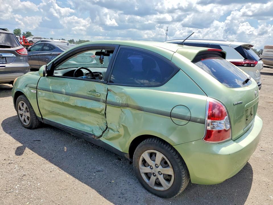 2007 Hyundai Accent VIN KMHCN35C57U017216 COPART salvage auction — SIDE, ON - PERMIT NO BRAND - UNFIT, sold $125 on 2026-07-28 (photo 2)
