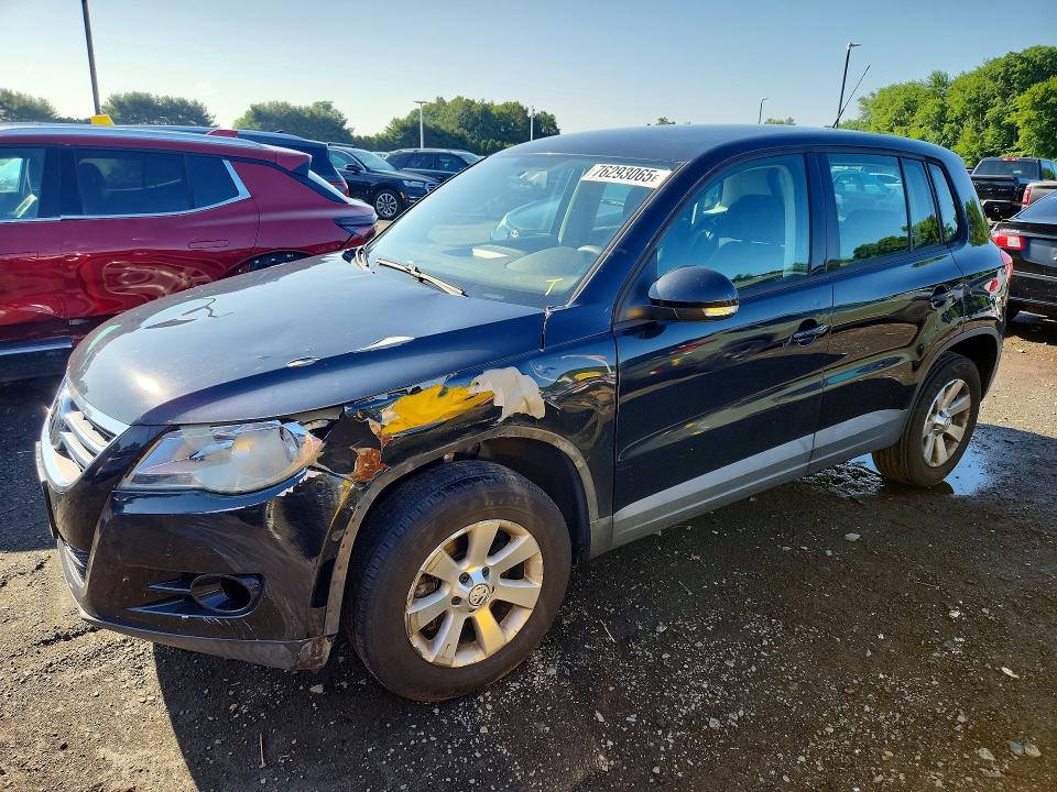 2010 Volkswagen Tiguan VIN WVGAV9AX9AW521167 COPART salvage auction — SIDE, Ct - Cert Of Title-Salvage, sold $450 on 2026-07-16 (photo 1)
