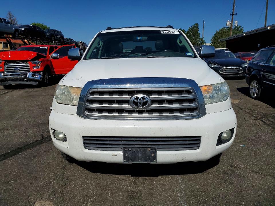 2008 Toyota Sequoia VIN 5TDZY68AX8S005389 COPART salvage auction — FRONT END, CO - DIS/DLR/EXP ONLY CLEAN TITLE, sold $2,100 on 2026-07-30 (photo 5)