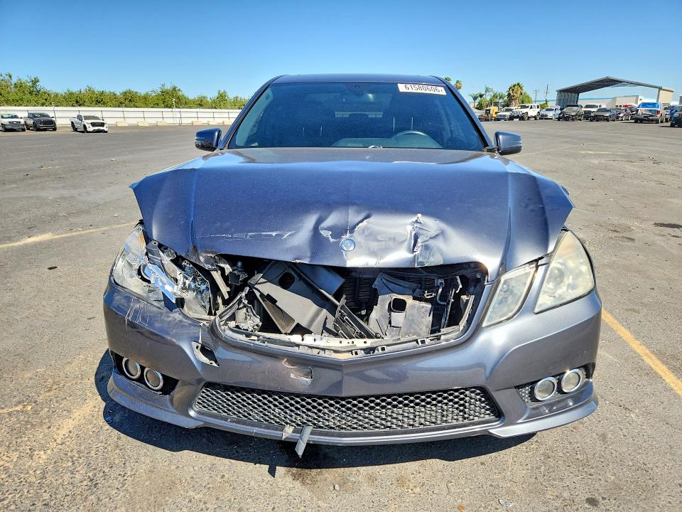 2010 Mercedes-benz E-class VIN WDDHF5GB4AA107611 COPART salvage auction — FRONT END, Ca - Salvage Certificate, sold $400 on 2026-08-03 (photo 5)