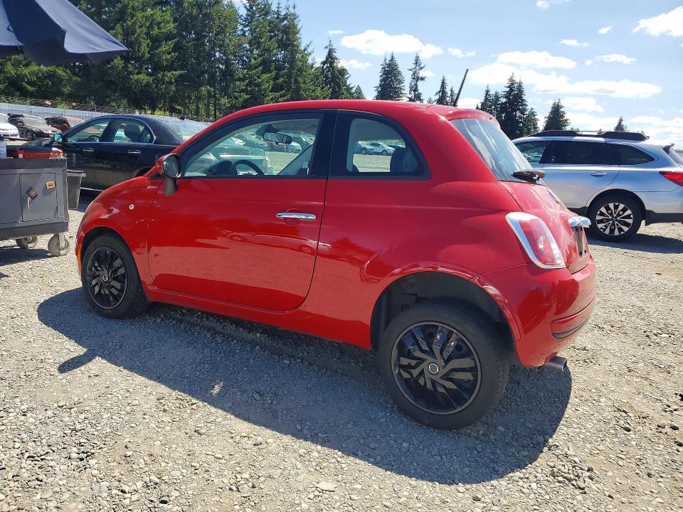 2014 Fiat 500 VIN 3C3CFFAR7ET246747 COPART salvage auction — FRONT END, Wa - Bill Of Sale, sold $200 on 2026-07-31 (photo 2)