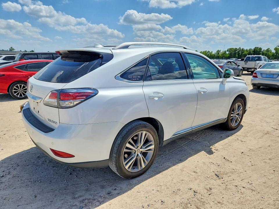 2015 Lexus Rx 350 VIN 2T2ZK1BA6FC174744 COPART salvage auction — FRONT END, SV, sold $4,550 on 2026-08-04 (photo 3)