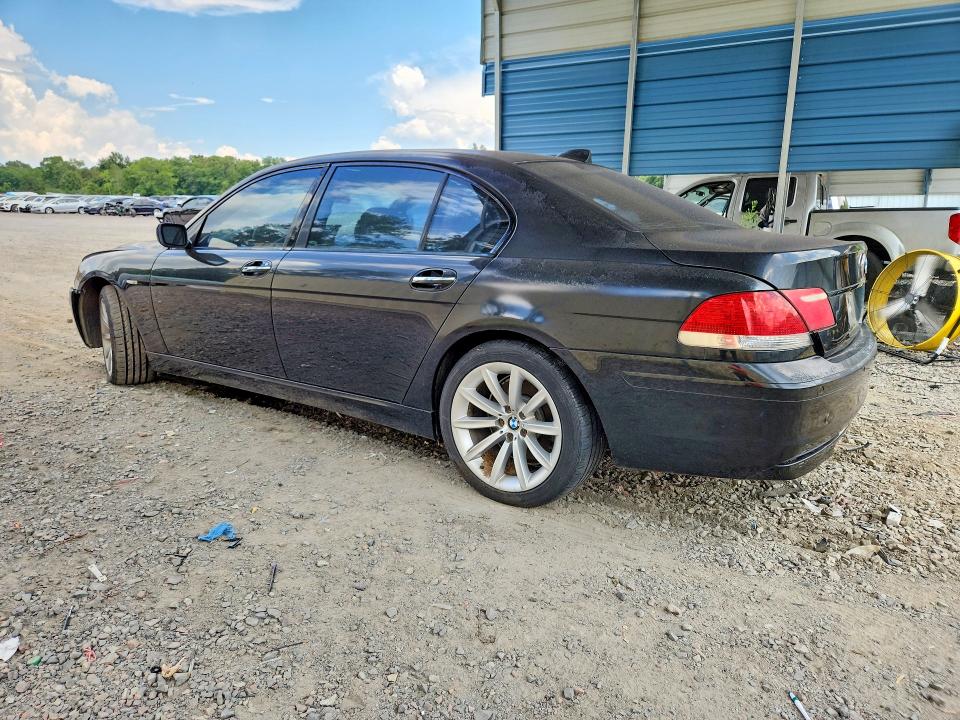 2008 BMW 7 series VIN WBAHN83558DT79945 COPART salvage auction — FRONT END, BP, sold $550 on 2026-08-04 (photo 2)