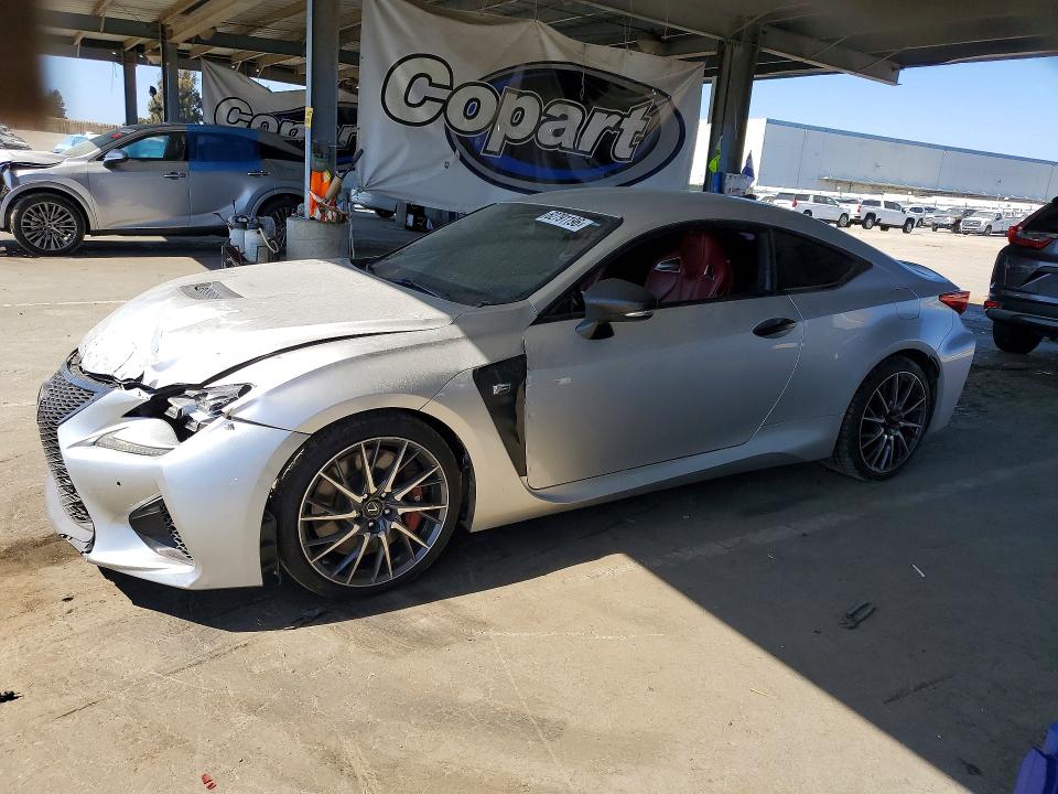 2015 Lexus Rc300 VIN JTHHP5BC0F5001615 COPART salvage auction — FRONT END, Ca - Salvage Certificate, sold $8,100 on 2026-08-04 (photo 1)