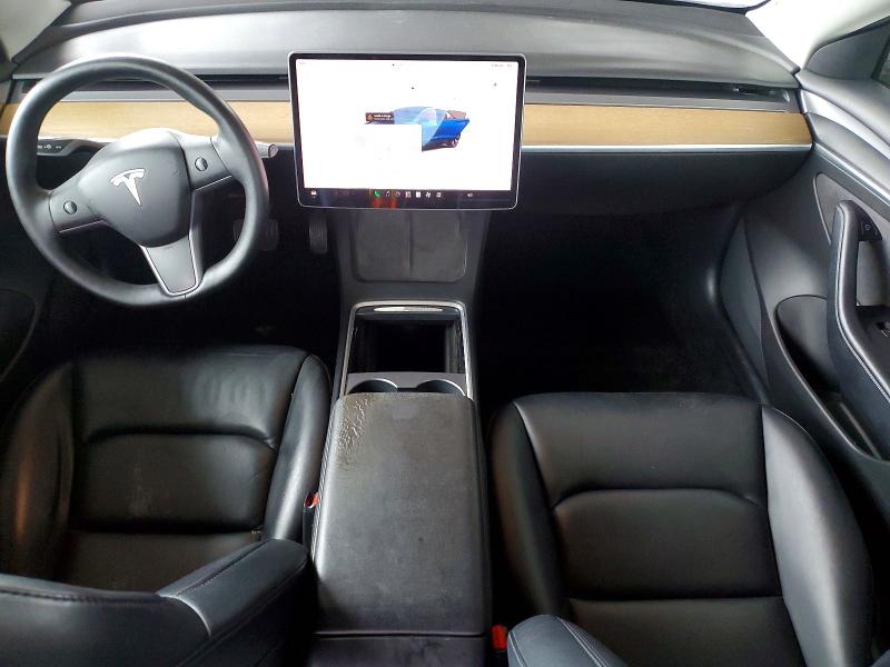 2022 Tesla Model 3 VIN 5YJ3E1EA1NF191197 COPART salvage auction — REAR END, Tx - Certificate Of Title, sold $4,100 on 2026-07-22 (photo 8)