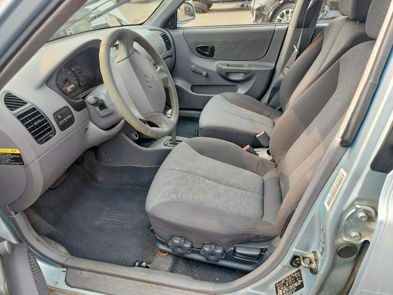 2003 Hyundai Accent VIN KMHCG45C33U497024 COPART salvage auction — FRONT END, Ct - Bill Of Sale-Salvage, sold $450 on 2026-07-31 (photo 7)