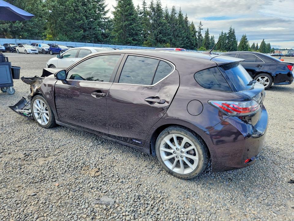 2012 Lexus Ct 200 VIN JTHKD5BH1C2059319 COPART salvage auction — FRONT END, Wa - Bill Of Sale, sold $1,650 on 2026-07-31 (photo 2)