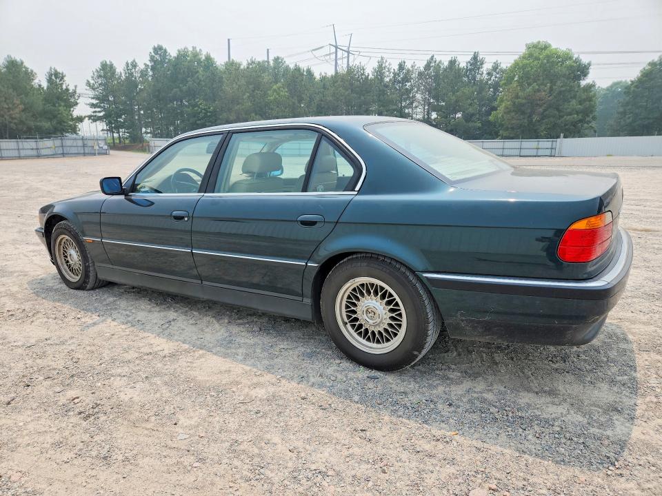 2000 BMW 7 series VIN WBAGH8349YDP07877 COPART salvage auction — MINOR DENT/SCRATCHES, Va - Certificate Of Title, sold $2,000 on 2026-07-27 (photo 2)